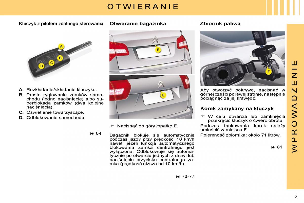 Citroen C5 II 2 instrukcja obslugi / page 2