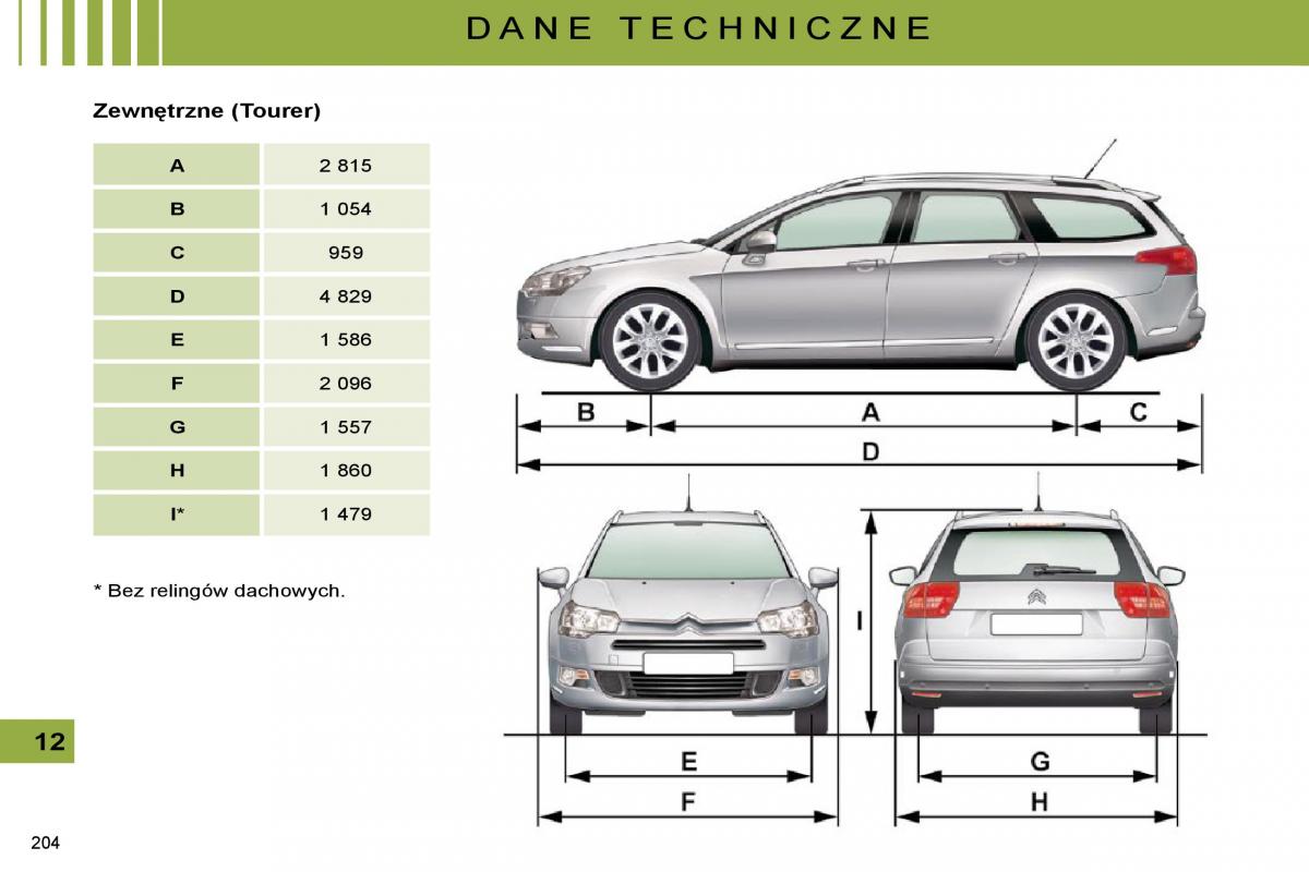 Citroen C5 II 2 instrukcja obslugi / page 201