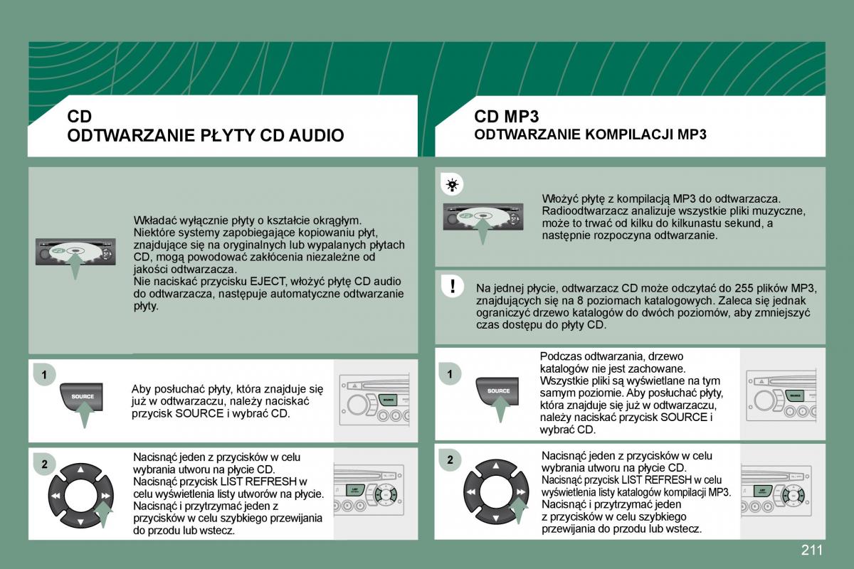 Citroen C5 II 2 instrukcja obslugi / page 208