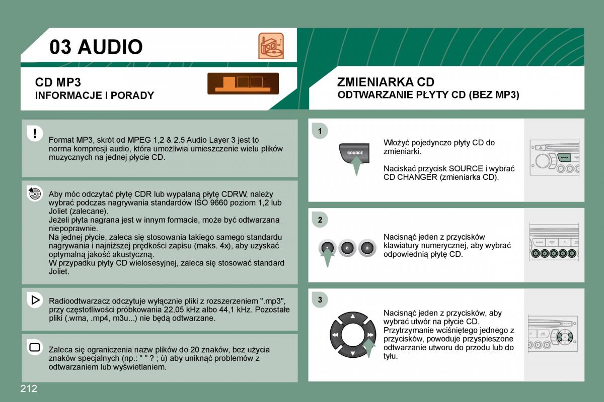 Citroen C5 II 2 instrukcja obslugi / page 209