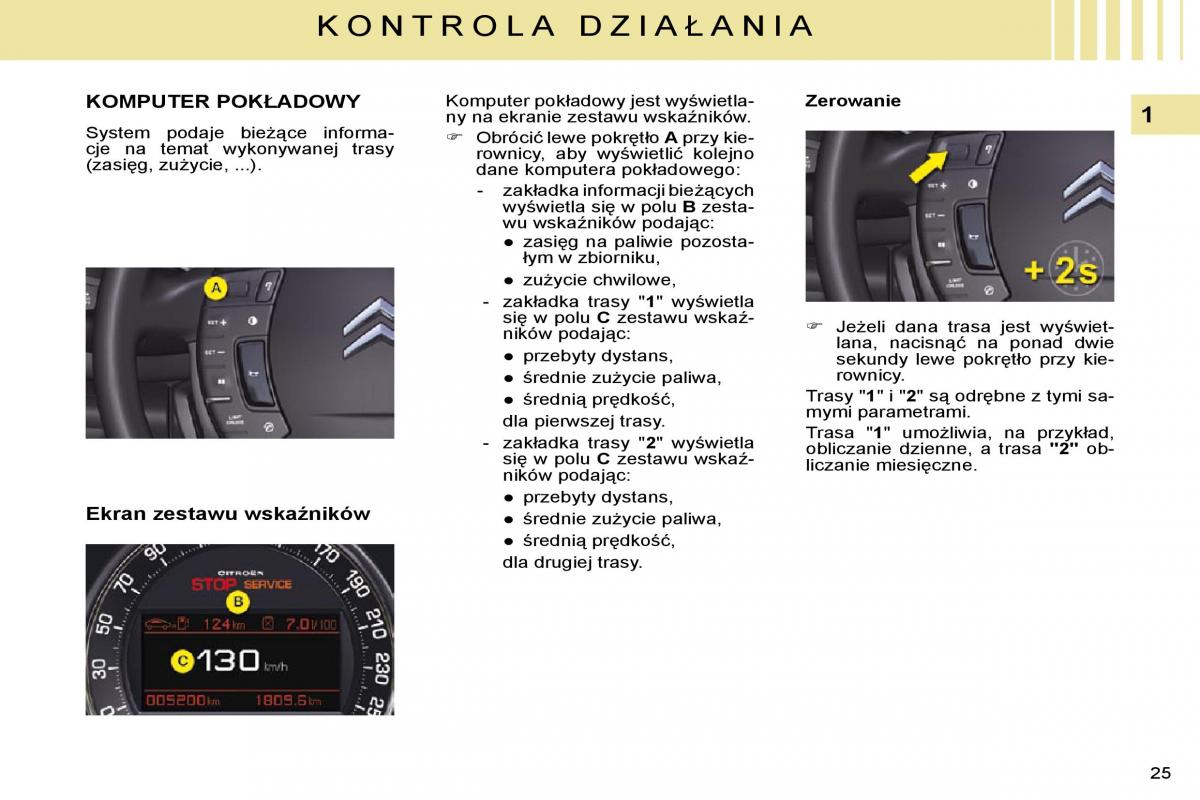 Citroen C5 II 2 instrukcja obslugi / page 22