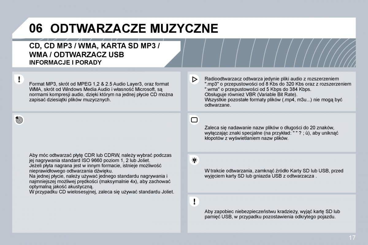 Citroen C5 II 2 instrukcja obslugi / page 233