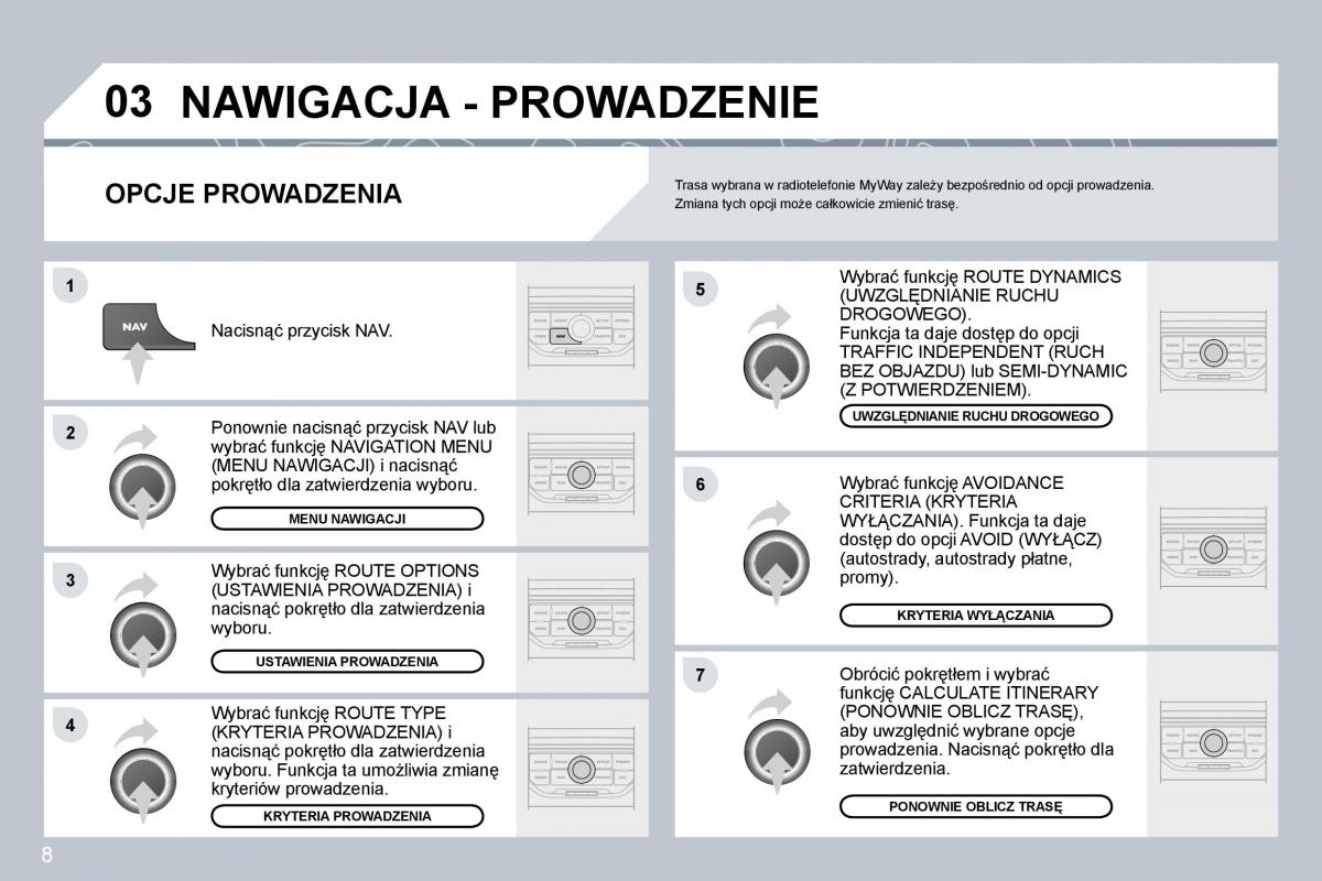 Citroen C5 II 2 instrukcja obslugi / page 262