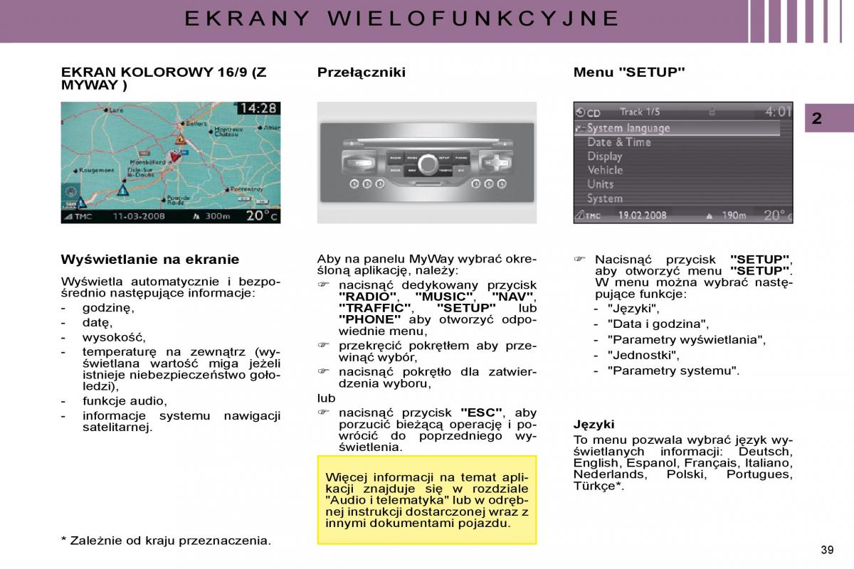 Citroen C5 II 2 instrukcja obslugi / page 35