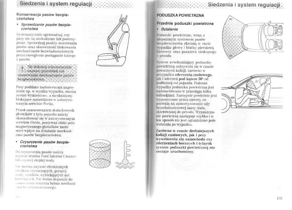 Ford Mondeo II 2 MKII instrukcja obslugi / page 57