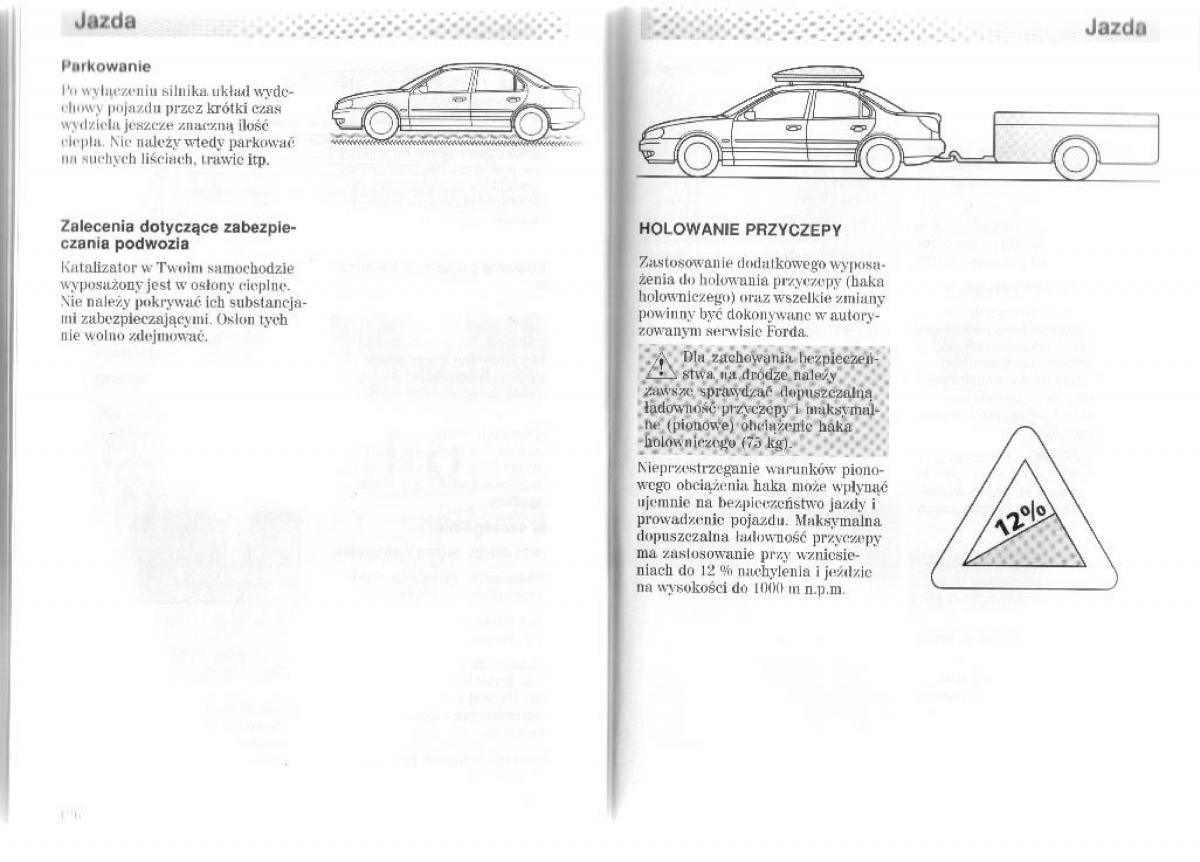 Ford Mondeo II 2 MKII instrukcja obslugi / page 67