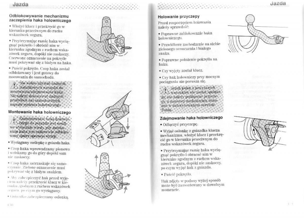 Ford Mondeo II 2 MKII instrukcja obslugi / page 69