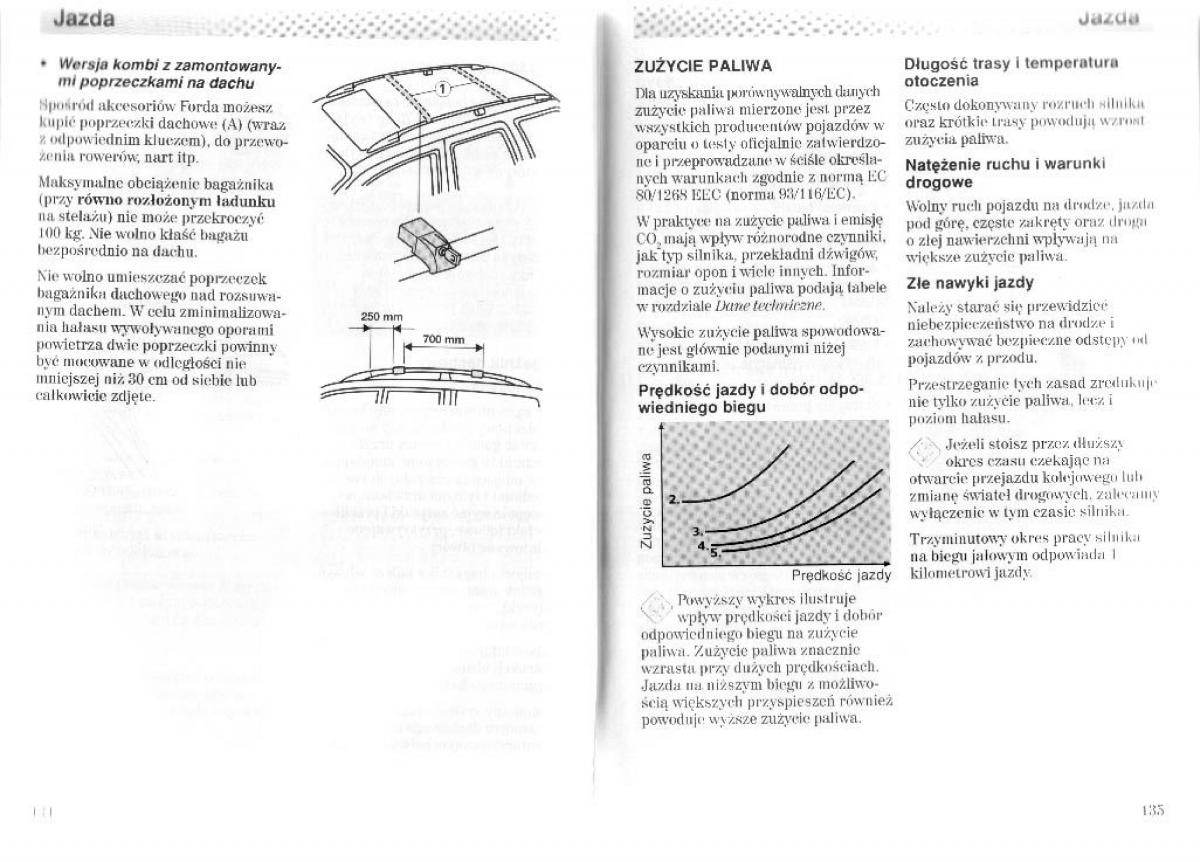 Ford Mondeo II 2 MKII instrukcja obslugi / page 71