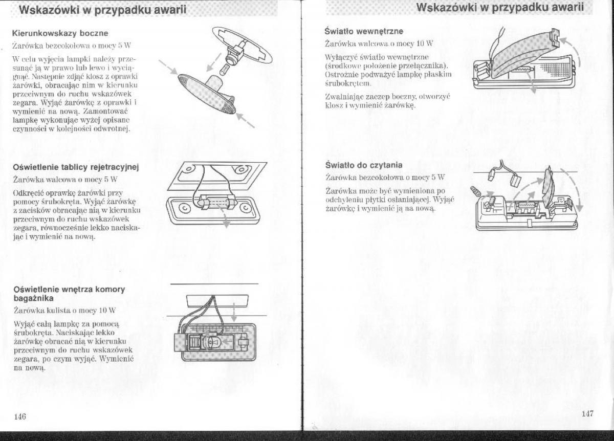 Ford Mondeo II 2 MKII instrukcja obslugi / page 77