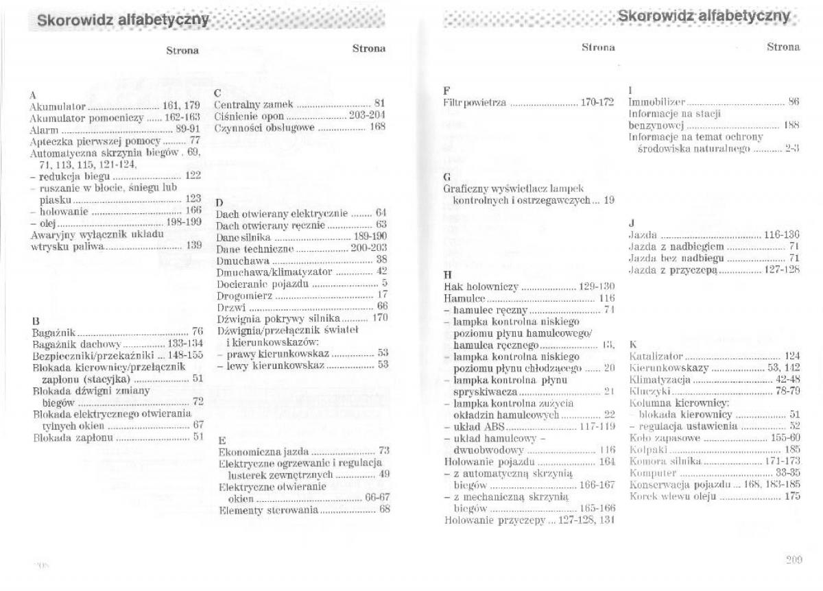 Ford Mondeo II 2 MKII instrukcja obslugi / page 14