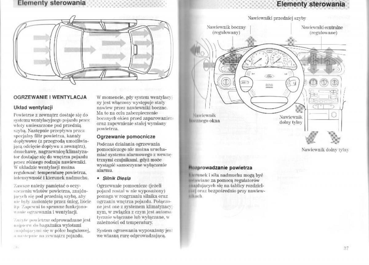 Ford Mondeo II 2 MKII instrukcja obslugi / page 24