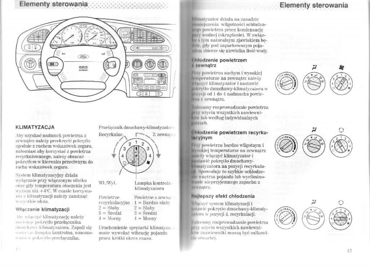 Ford Mondeo II 2 MKII instrukcja obslugi / page 27