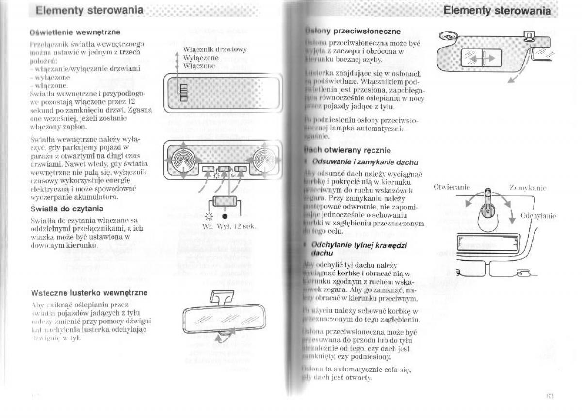 Ford Mondeo II 2 MKII instrukcja obslugi / page 37