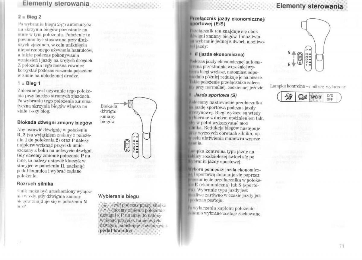 Ford Mondeo II 2 MKII instrukcja obslugi / page 42