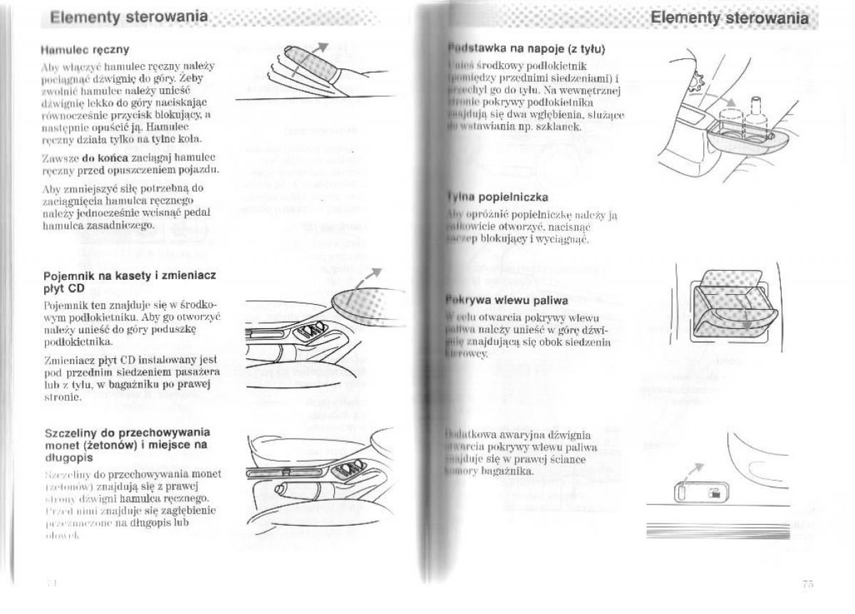 Ford Mondeo II 2 MKII instrukcja obslugi / page 43