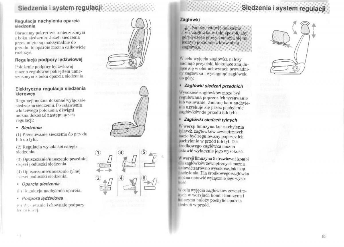 Ford Mondeo II 2 MKII instrukcja obslugi / page 53