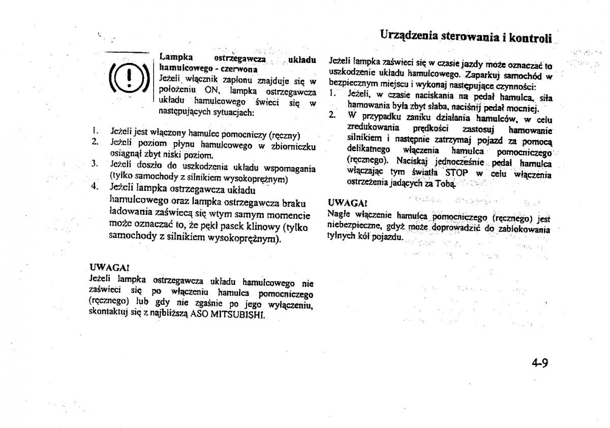 Mitsubishi Galant VIII 8 instrukcja obslugi / page 60