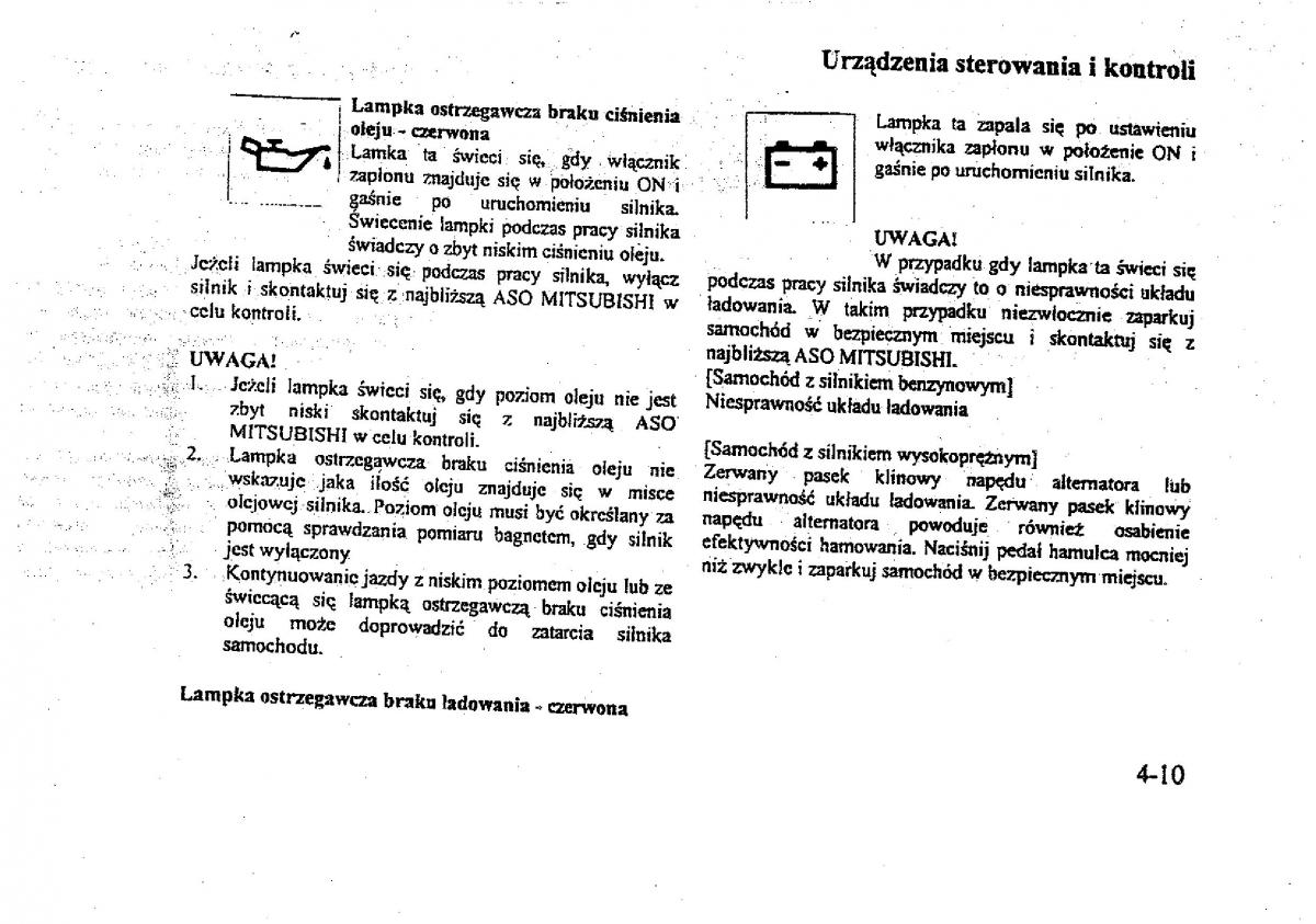 Mitsubishi Galant VIII 8 instrukcja obslugi / page 61