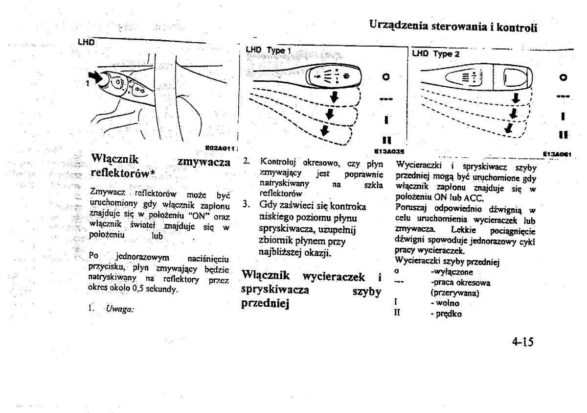 Mitsubishi Galant VIII 8 instrukcja obslugi / page 65