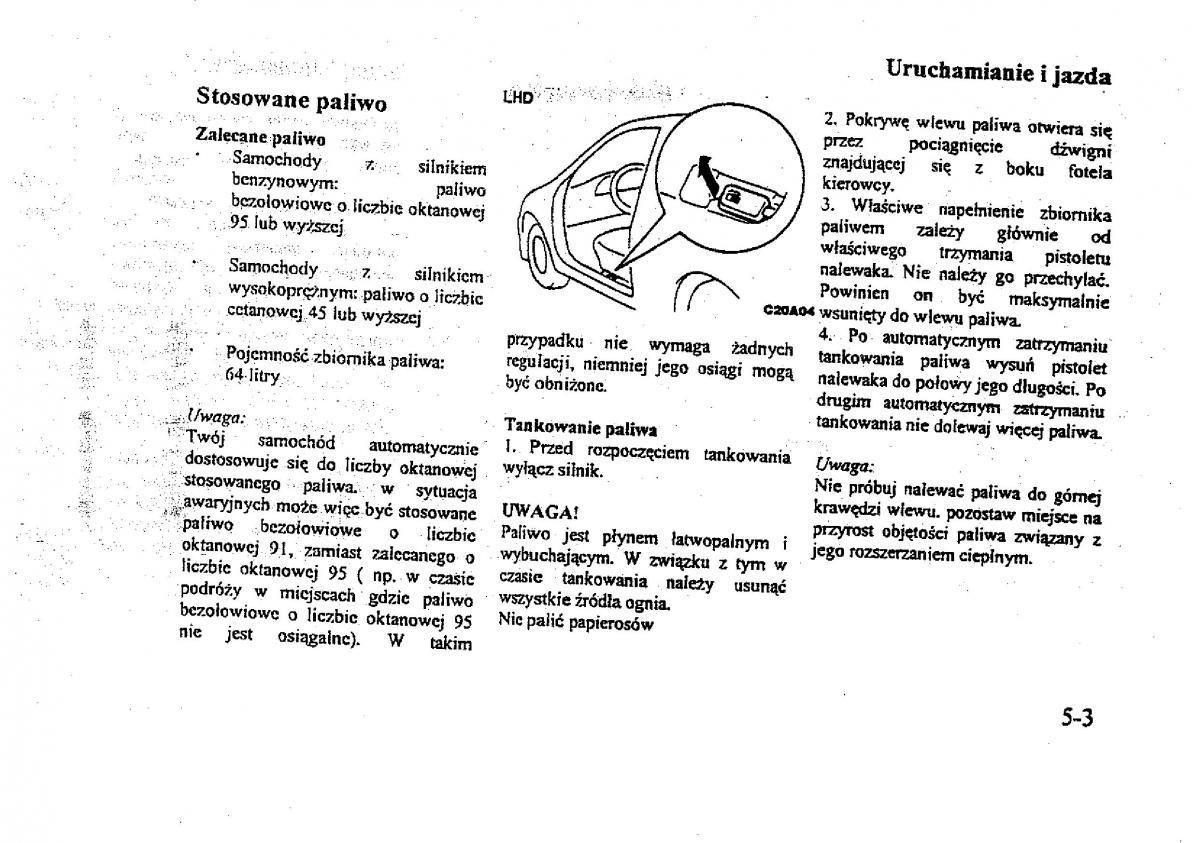 Mitsubishi Galant VIII 8 instrukcja obslugi / page 75