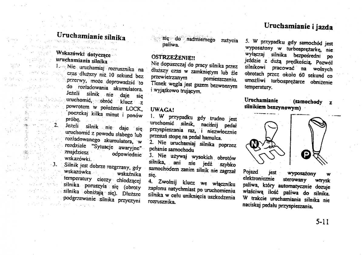 Mitsubishi Galant VIII 8 instrukcja obslugi / page 83