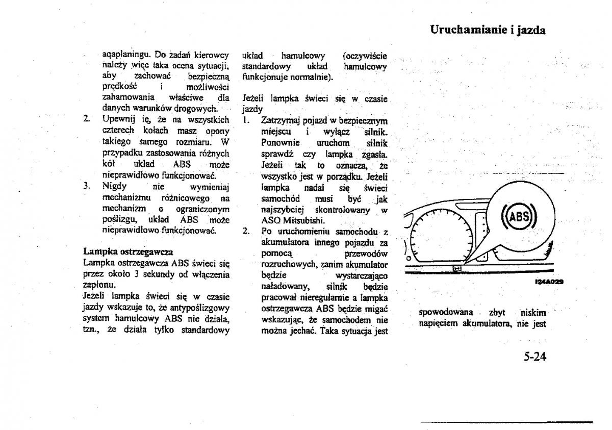 Mitsubishi Galant VIII 8 instrukcja obslugi / page 96