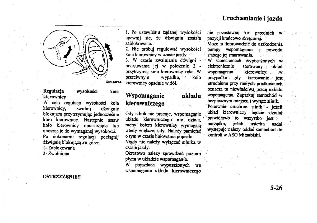 Mitsubishi Galant VIII 8 instrukcja obslugi / page 98