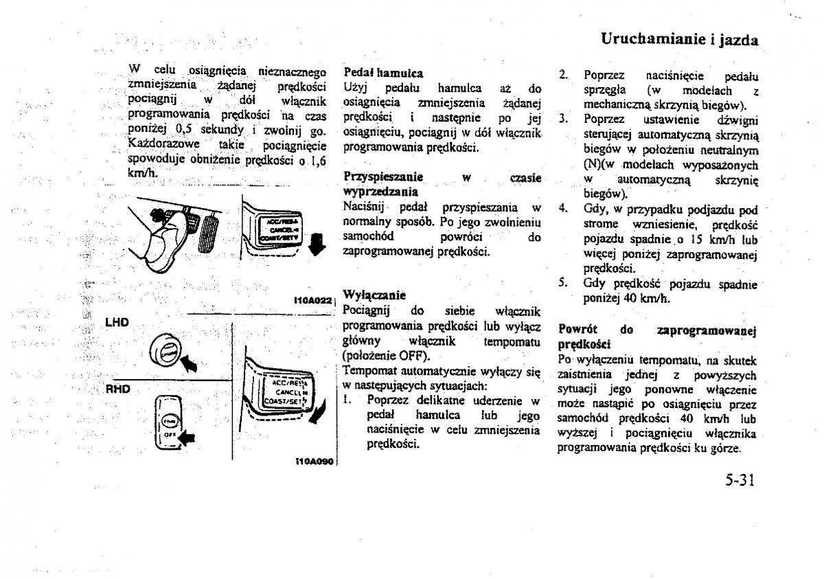 Mitsubishi Galant VIII 8 instrukcja obslugi / page 103