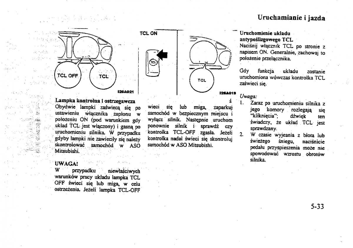 Mitsubishi Galant VIII 8 instrukcja obslugi / page 105