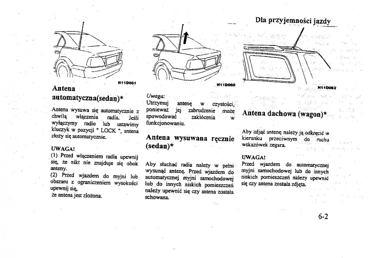 Mitsubishi Galant VIII 8 instrukcja obslugi / page 108