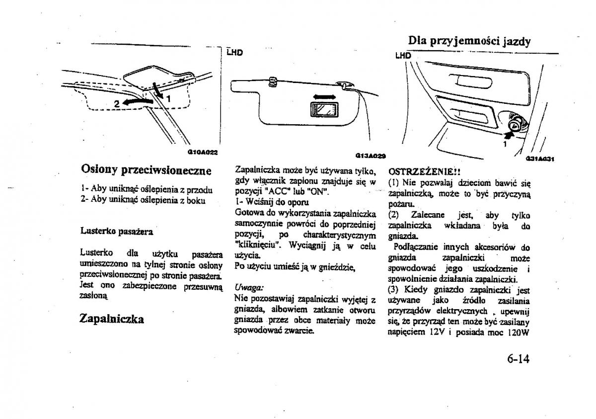 Mitsubishi Galant VIII 8 instrukcja obslugi / page 120