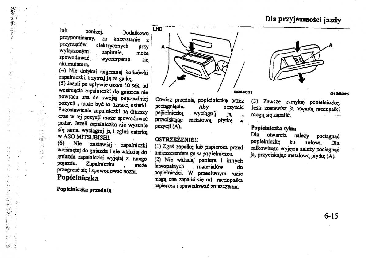 Mitsubishi Galant VIII 8 instrukcja obslugi / page 121