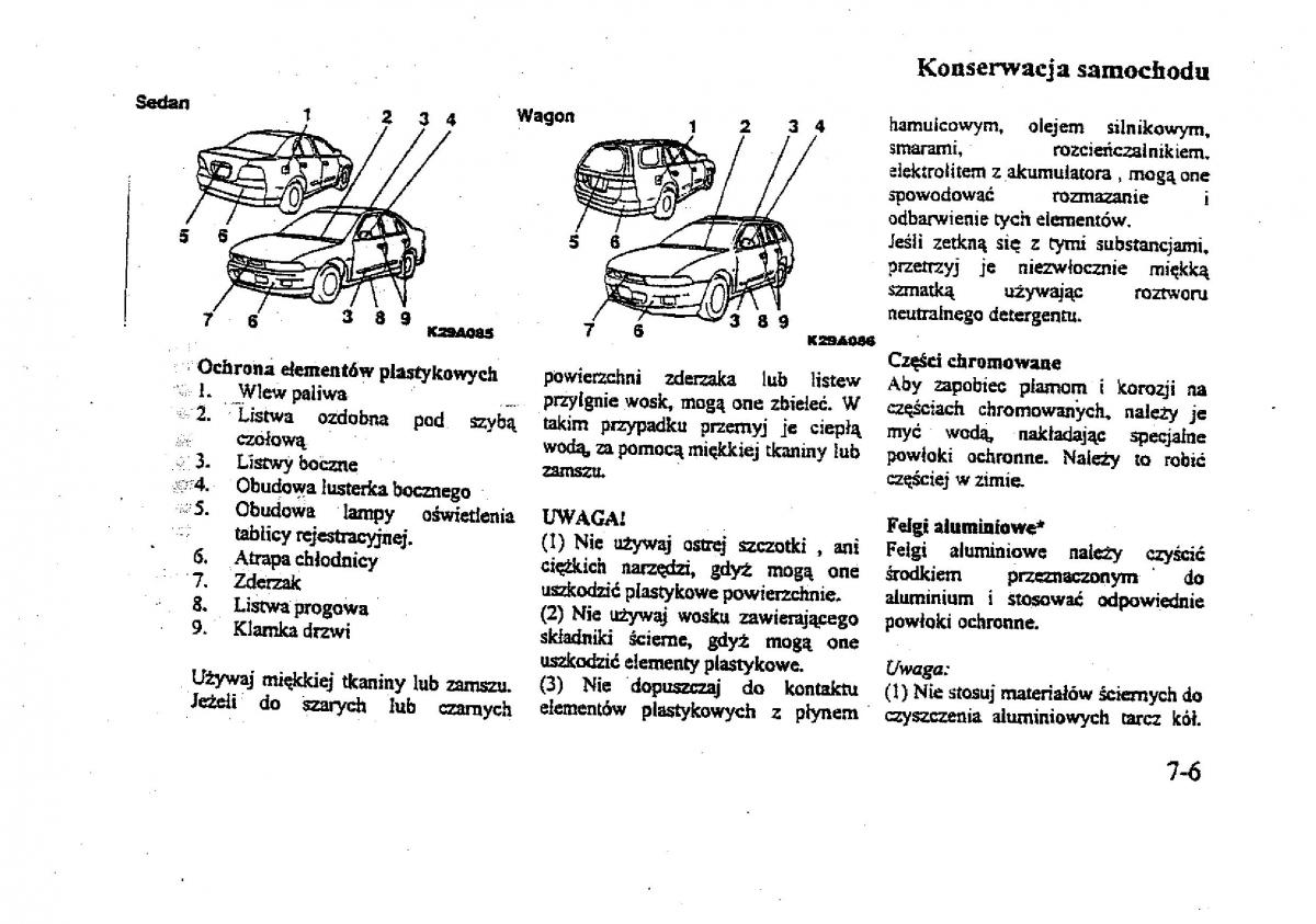 Mitsubishi Galant VIII 8 instrukcja obslugi / page 133