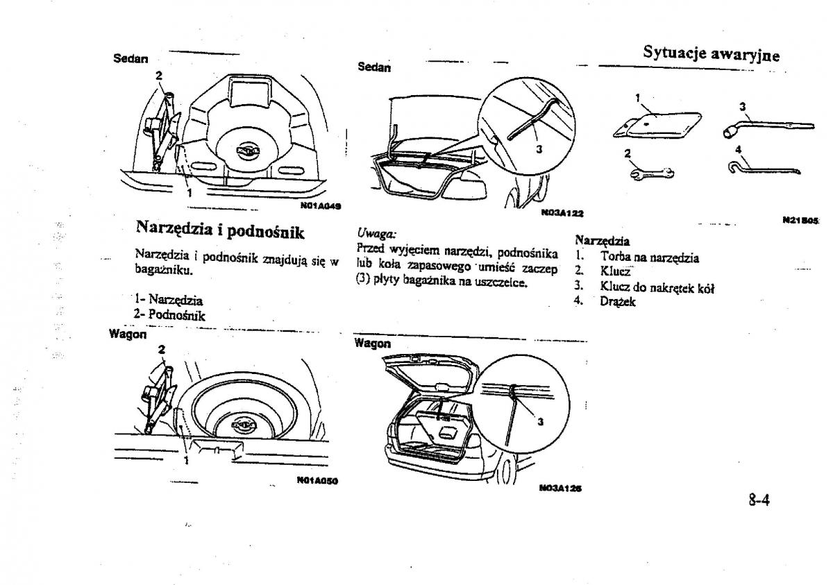 Mitsubishi Galant VIII 8 instrukcja obslugi / page 139