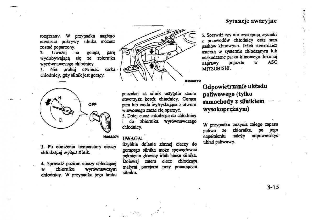 Mitsubishi Galant VIII 8 instrukcja obslugi / page 150