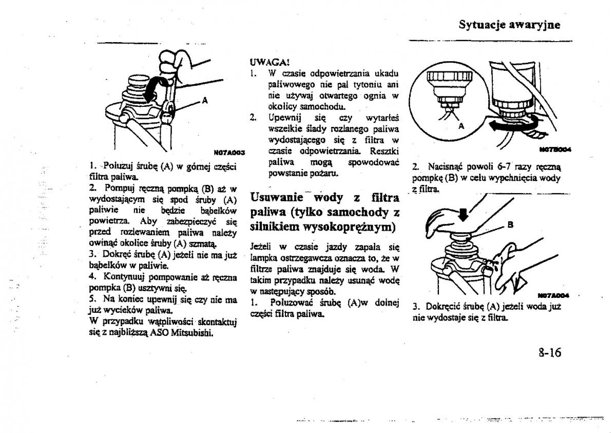 Mitsubishi Galant VIII 8 instrukcja obslugi / page 151