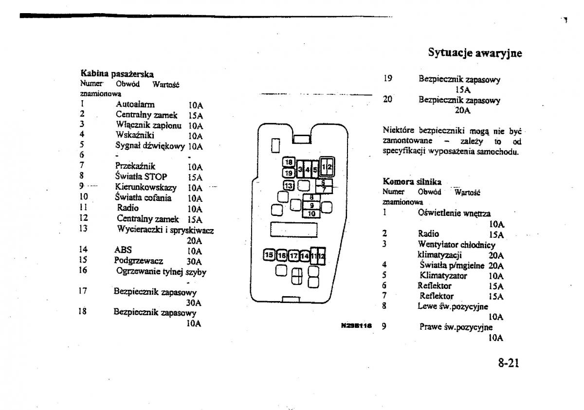 Mitsubishi Galant VIII 8 instrukcja obslugi / page 156