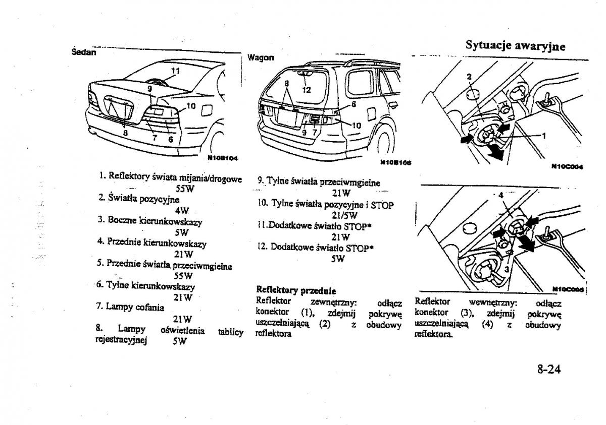 Mitsubishi Galant VIII 8 instrukcja obslugi / page 159