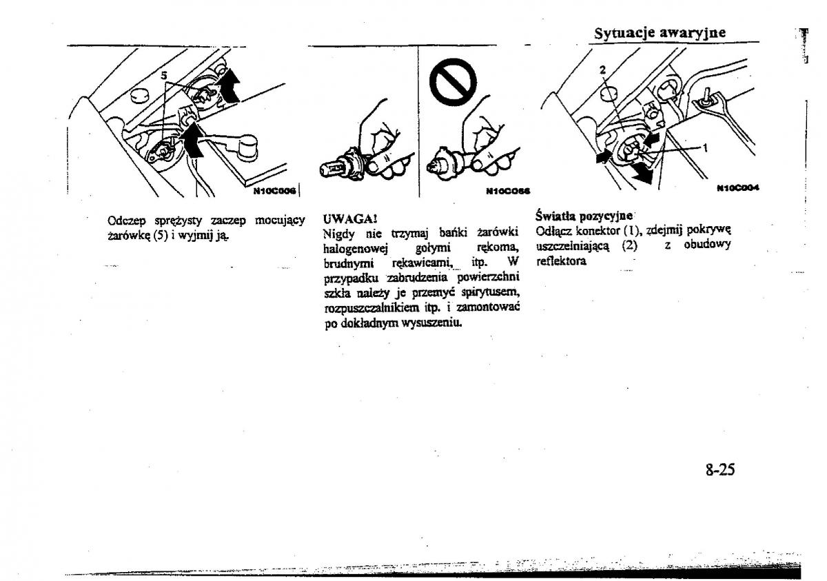 Mitsubishi Galant VIII 8 instrukcja obslugi / page 160