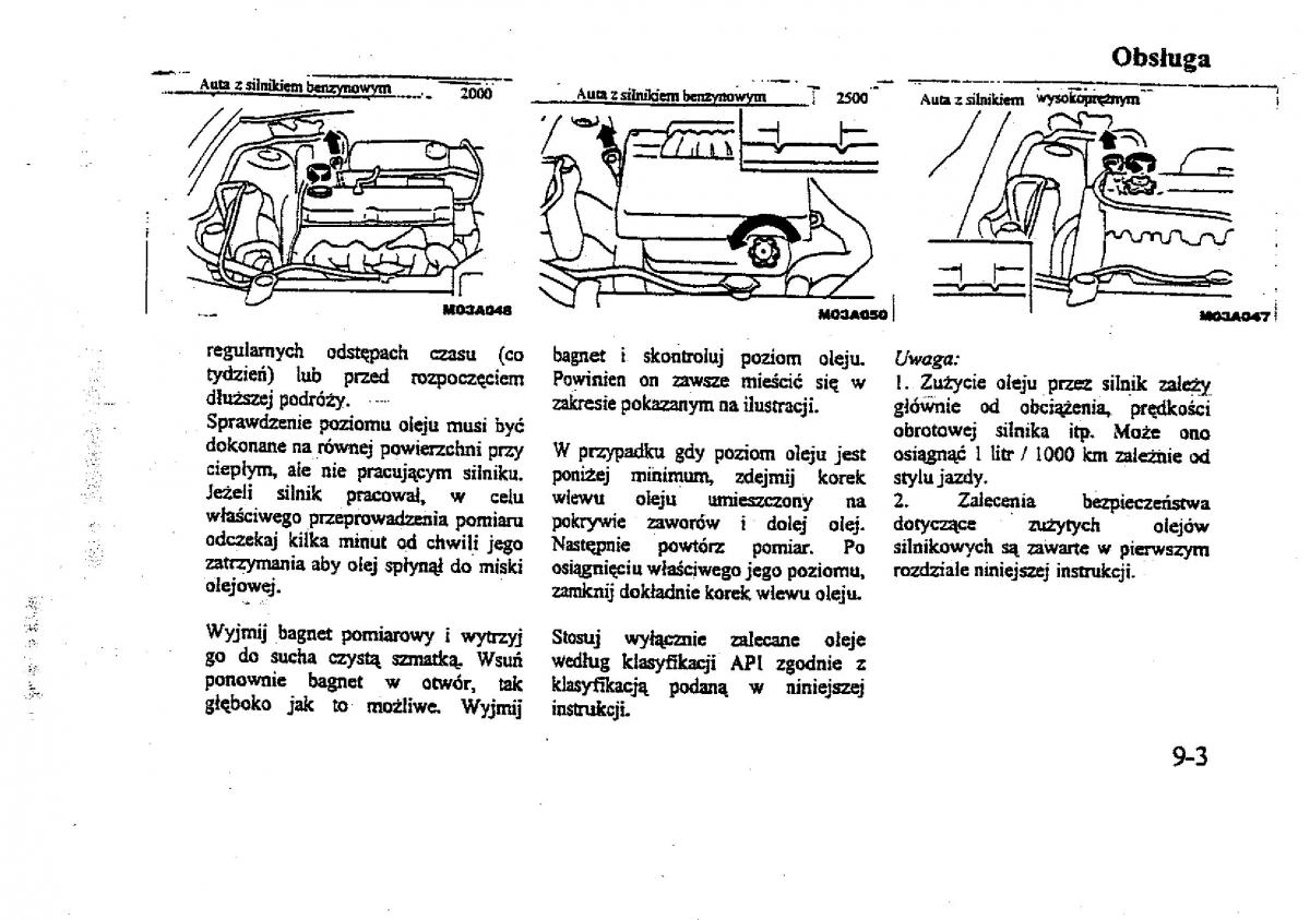 Mitsubishi Galant VIII 8 instrukcja obslugi / page 173