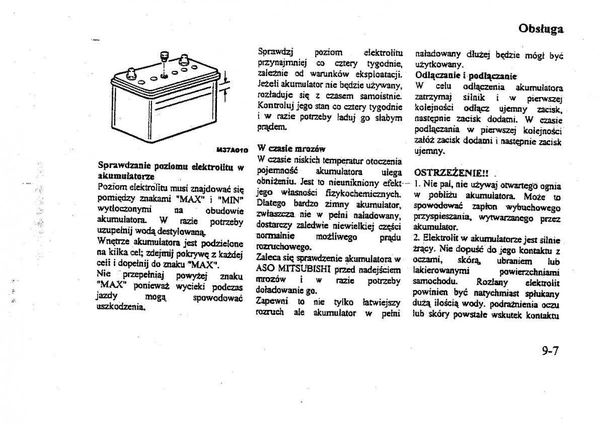 Mitsubishi Galant VIII 8 instrukcja obslugi / page 177