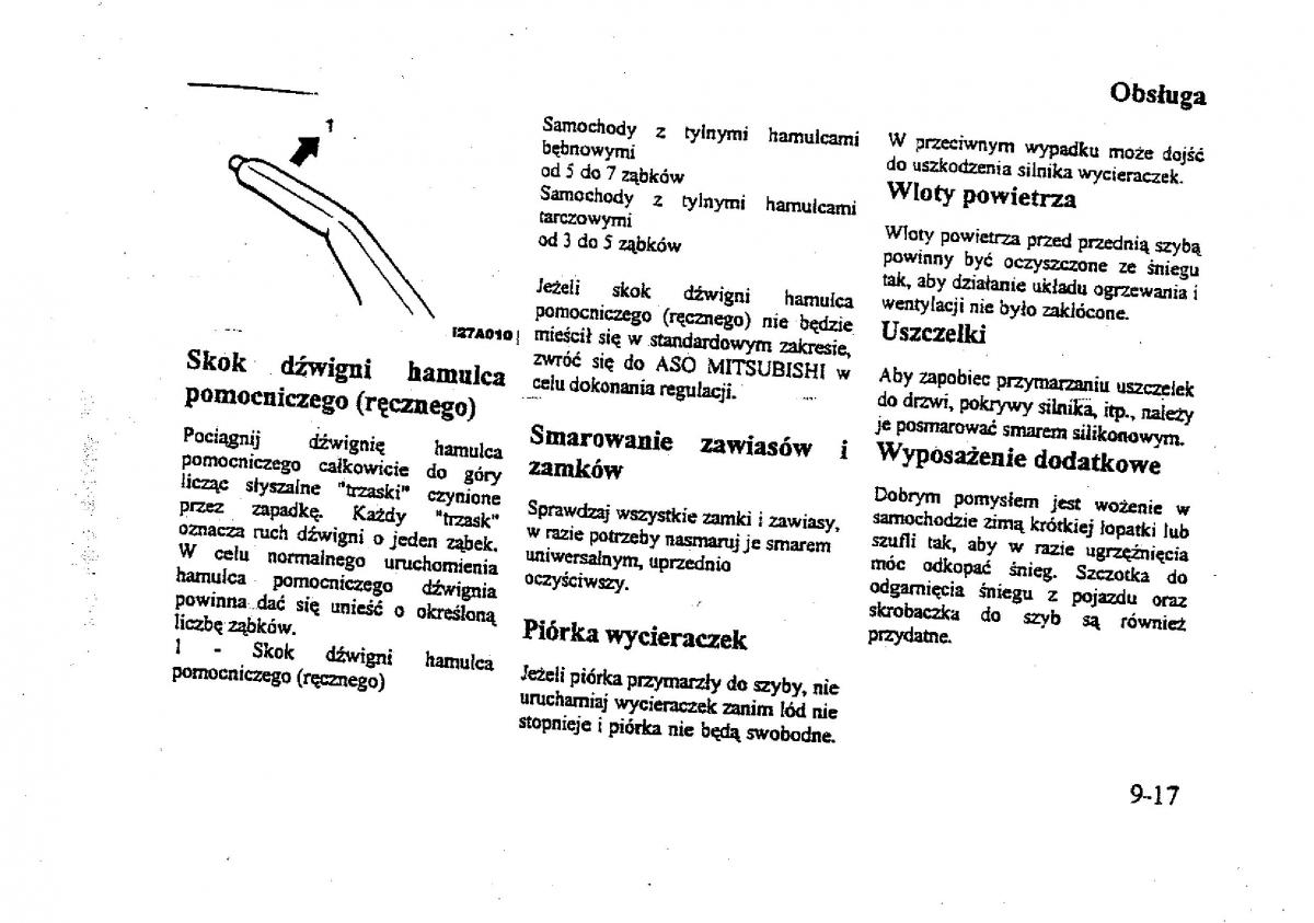 Mitsubishi Galant VIII 8 instrukcja obslugi / page 187