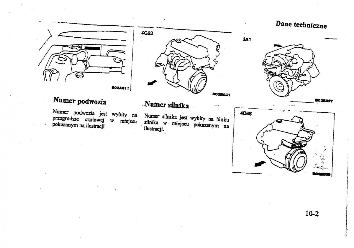 Mitsubishi Galant VIII 8 instrukcja obslugi / page 189