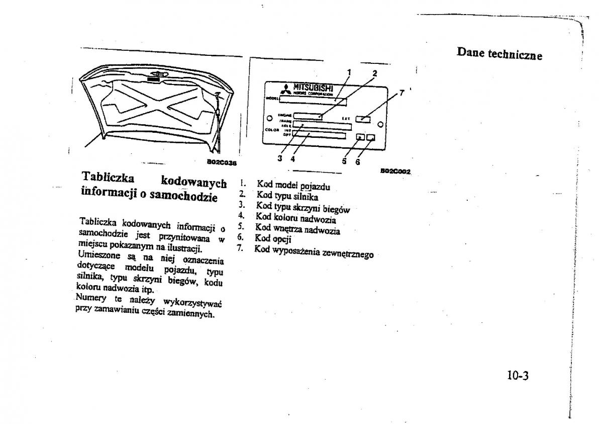 Mitsubishi Galant VIII 8 instrukcja obslugi / page 190