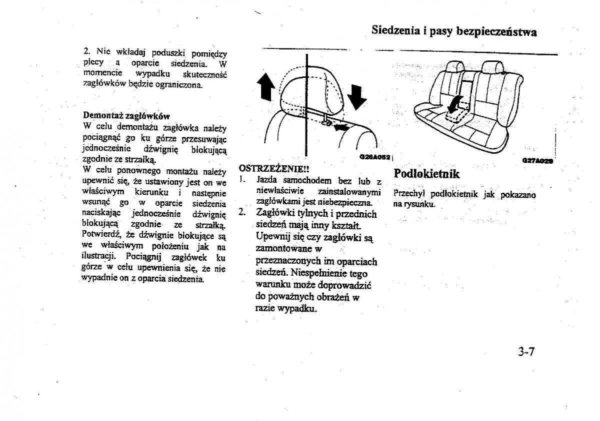 Mitsubishi Galant VIII 8 instrukcja obslugi / page 36