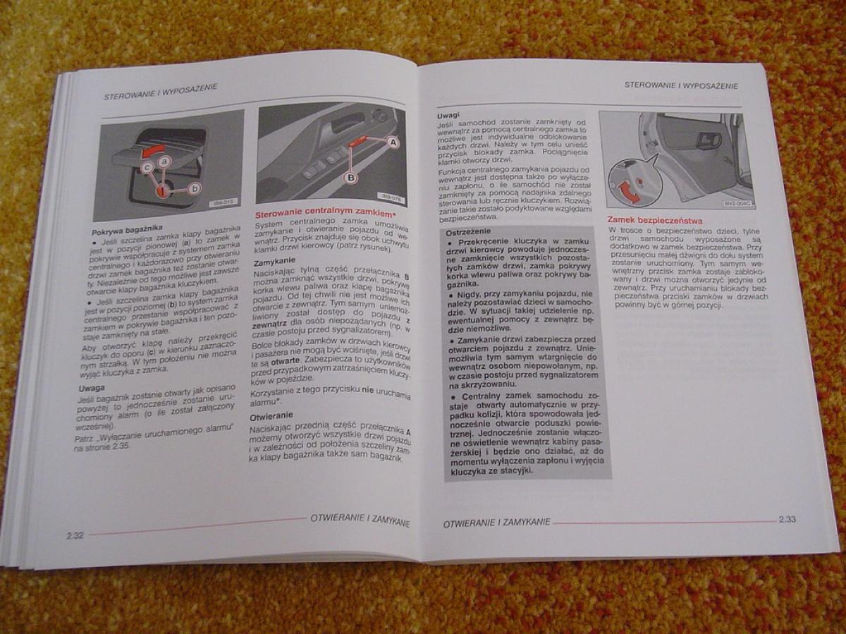 manual  Seat Ibiza II 2 FL instrukcja / page 41