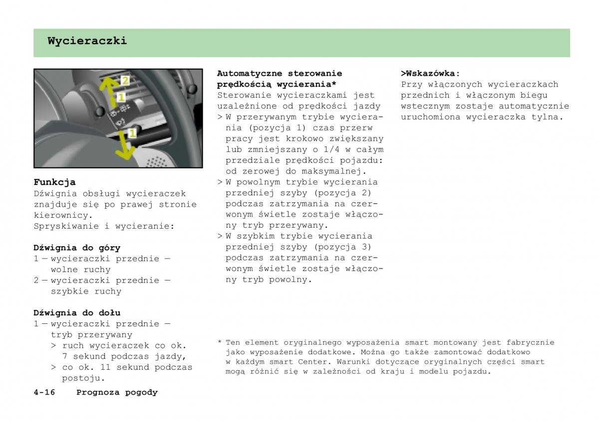 manual Smart Fortwo Smart Fortwo I 1 City instrukcja / page 93