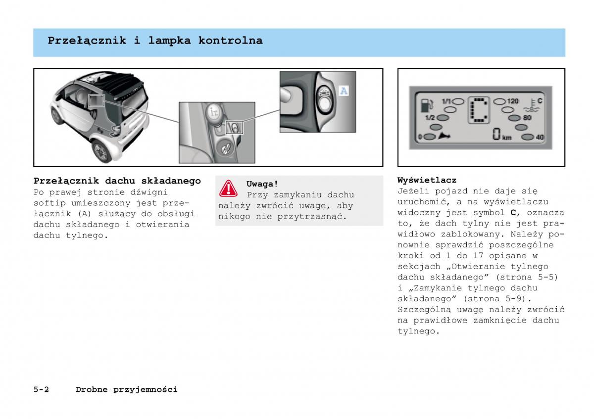 Smart Fortwo I 1 City instrukcja obslugi / page 101