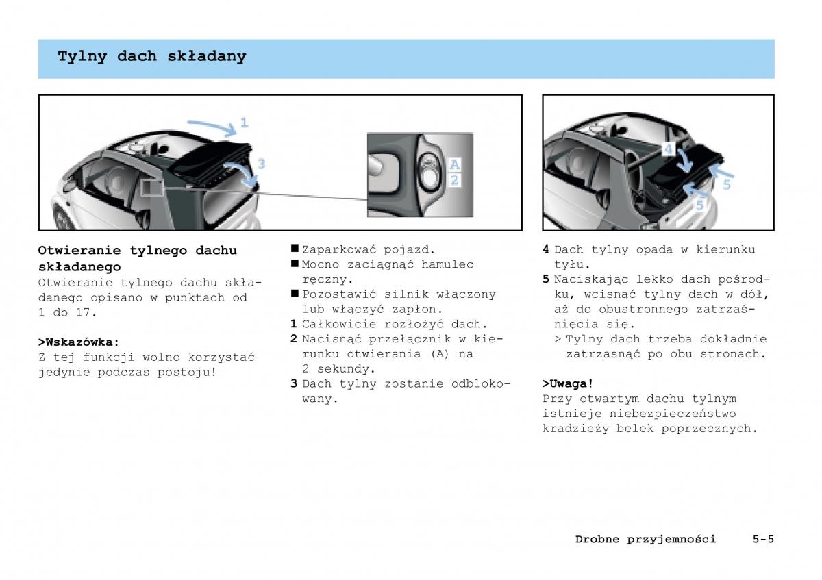 manual Smart Fortwo Smart Fortwo I 1 City instrukcja / page 104