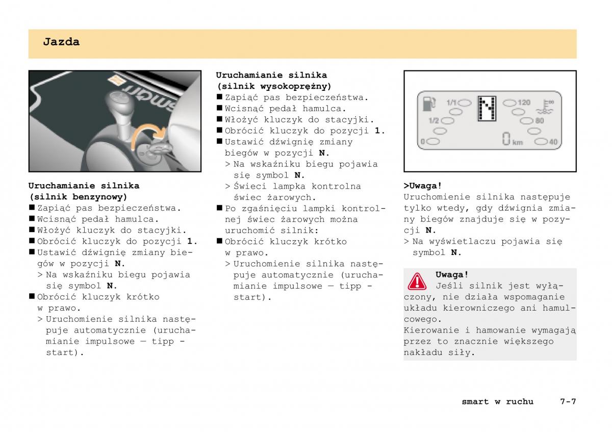 manual Smart Fortwo Smart Fortwo I 1 City instrukcja / page 140